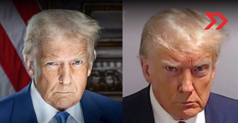 Donald Trump revela su nuevo retrato oficial